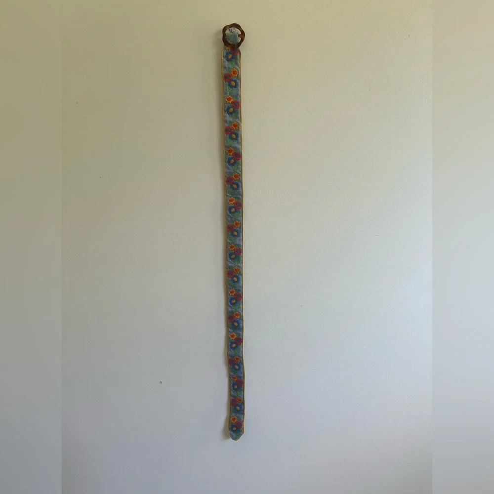 Kids Floral Belt - Pink and Red